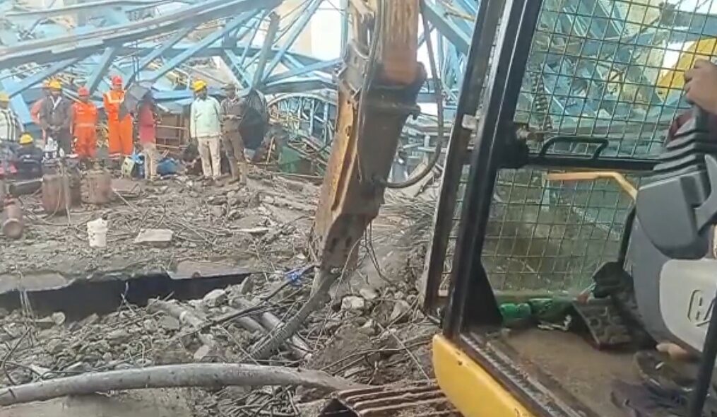 Several lives lost after girder machine collapses in western India