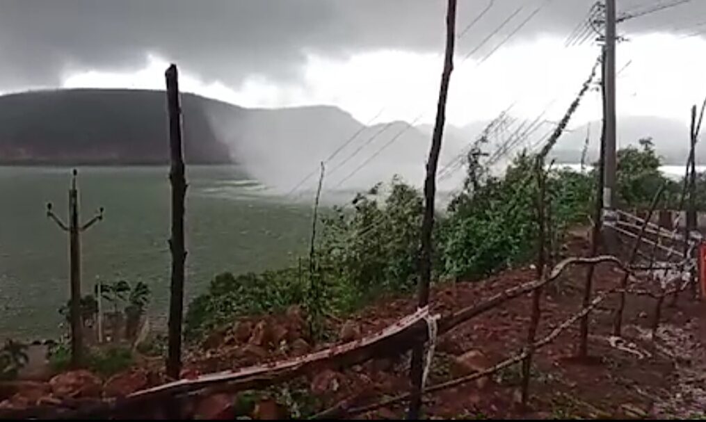 Whirlwind-like storm strikes as Cyclone Michaung wreaks havoc in southern India