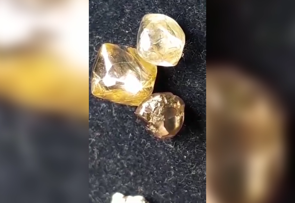 Serendipitous discovery! Youngsters stumble upon diamonds in stroke of luck
